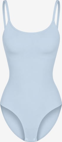 Body modellante 'Cami Sculpting Bodysuit with Slip' di cfab in blu: frontale