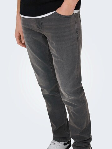 Only & Sons Slimfit Jeans 'ONSLOOM' in Grijs