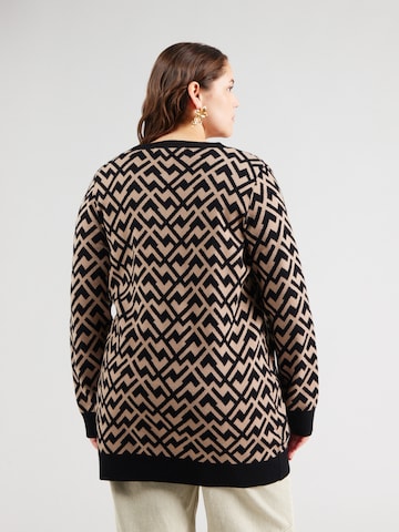 Geacă tricotată 'VMCARIA' de la Vero Moda Curve pe negru