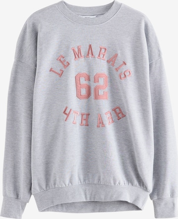 Next Collegepaita 'Le Marais City' värissä harmaa: etupuoli