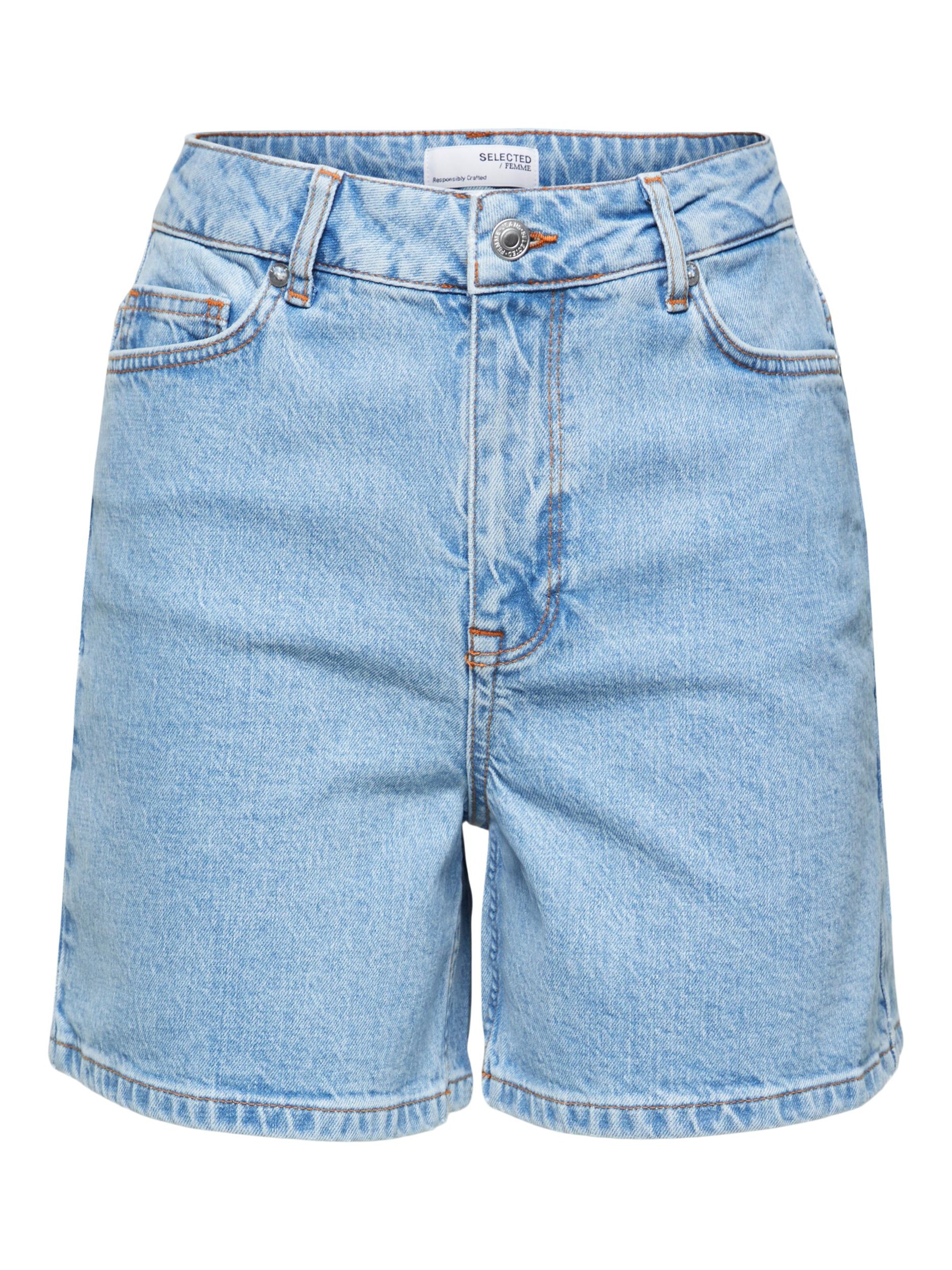 SELECTED Regular Jeans 'Krista' in Blauw: voorkant