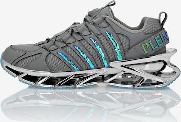 Baskets basses Plein Sport en gris : devant