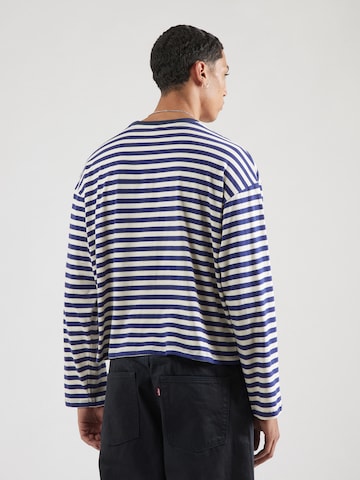 Tricou 'CHEERS, DARLING' de la Kaotiko pe albastru