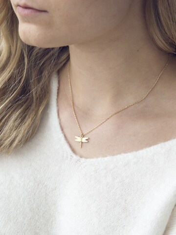timi of sweden Ketting 'Dragonfly' in Goud