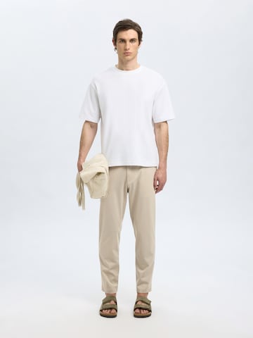 SELECTED Tapered Pants 'SLH172-LORENT' in Beige