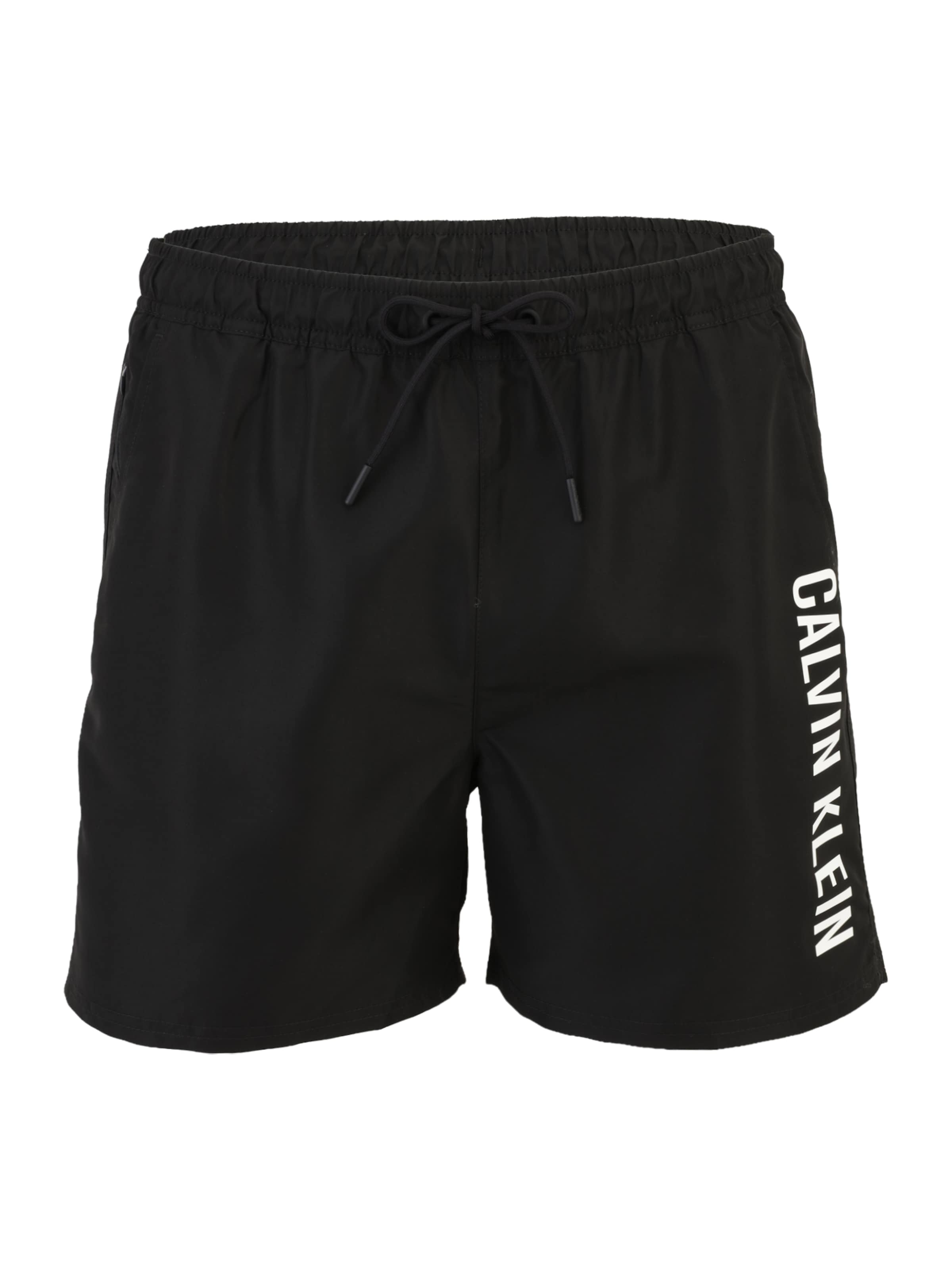 Calvin Klein Swimwear - Bermudas en negro: frente