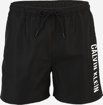 Calvin Klein Swimwear - Bermudas en negro: frente
