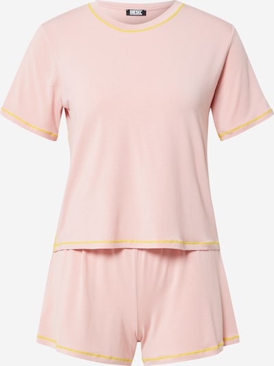 DIESEL Pijama en amarillo / rosa, Vista del producto