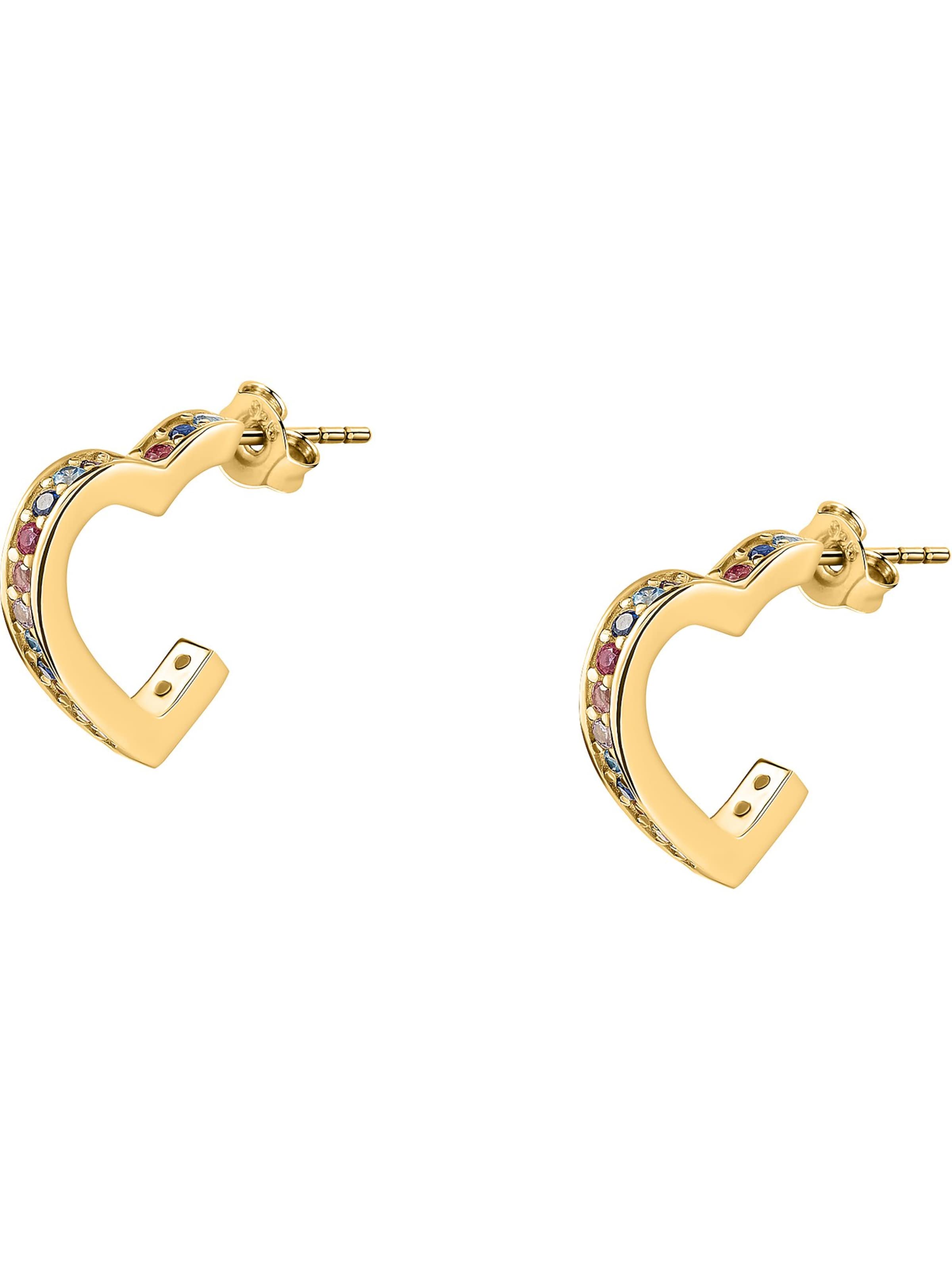 CHRIST Earrings in Gold: front