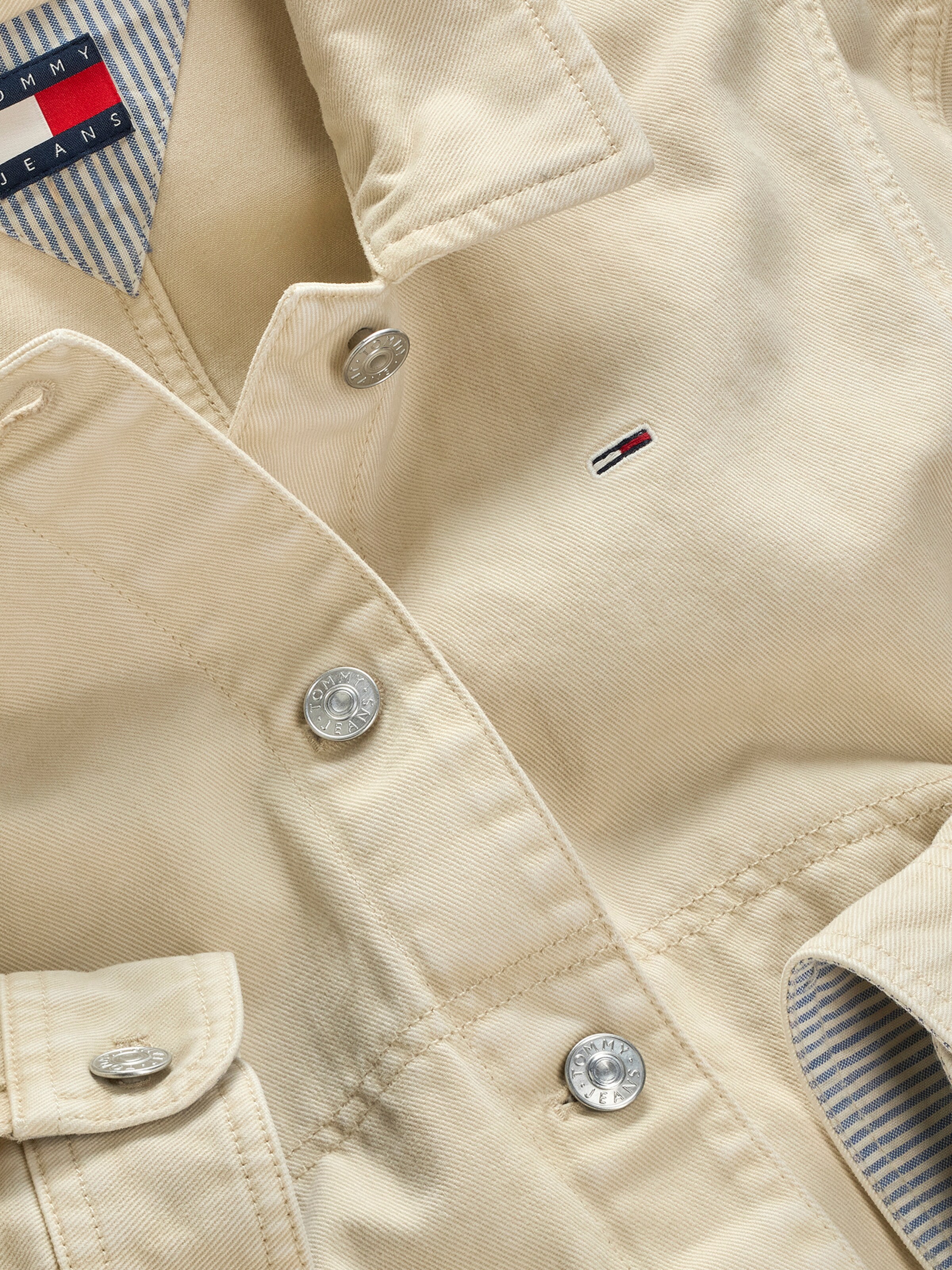 Veste mi-saison 'Essential' Tommy Jeans en beige