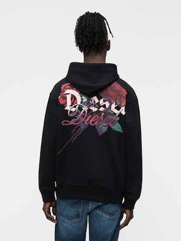 DIESEL Tréning póló 'S-MACS' - fekete: elől