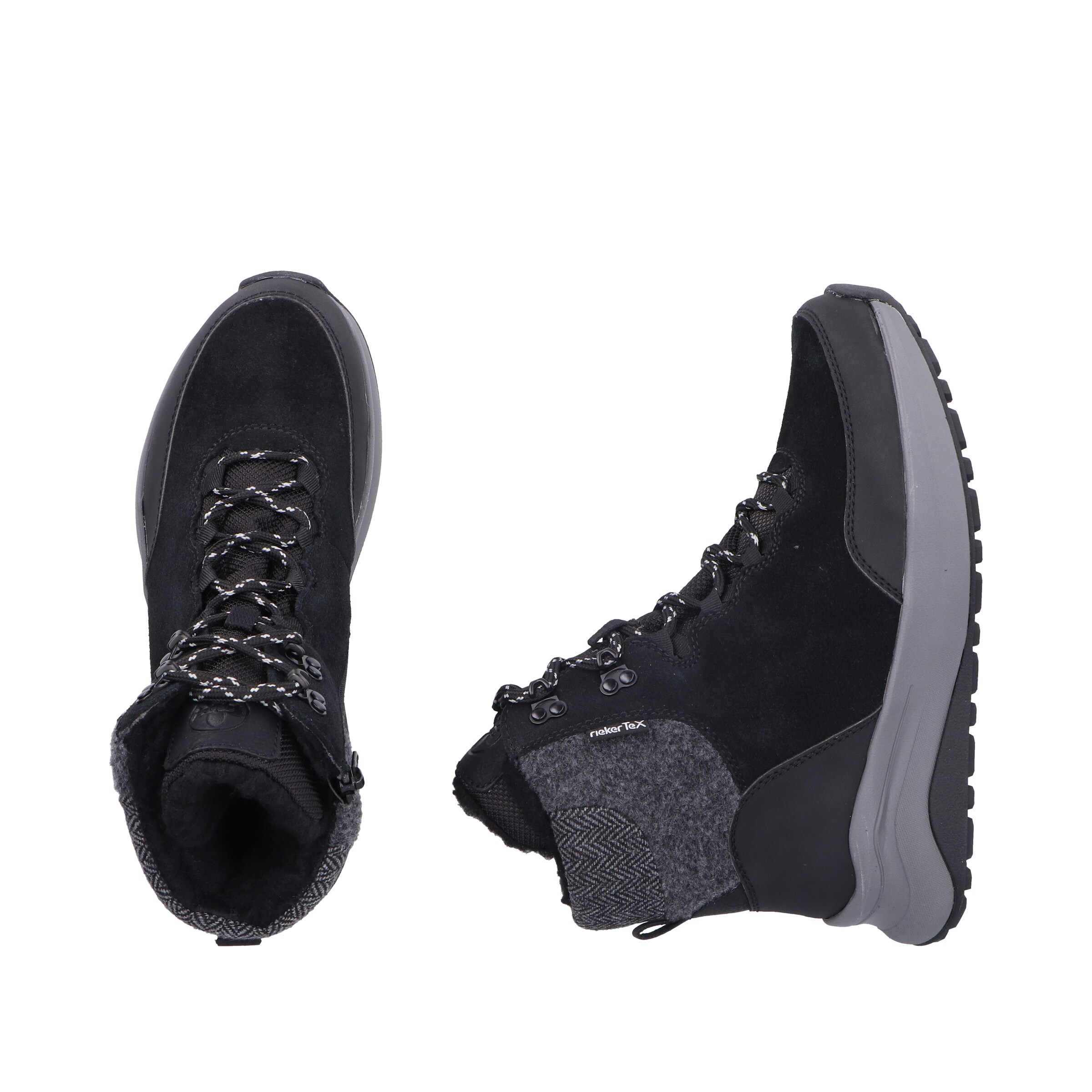 Bottines à lacets 'Z0926' Rieker en noir