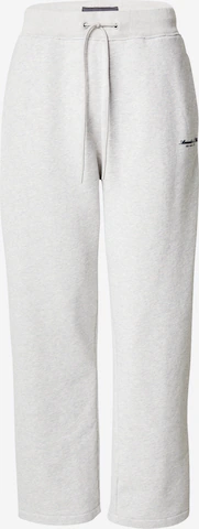 Abercrombie & Fitch Hlače | siva barva: sprednja stran