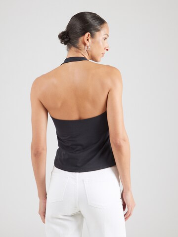 Abercrombie & Fitch Top | črna barva