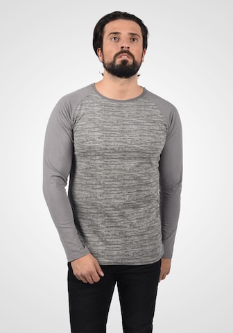 !Solid Shirt 'Mevan' in Grey: front