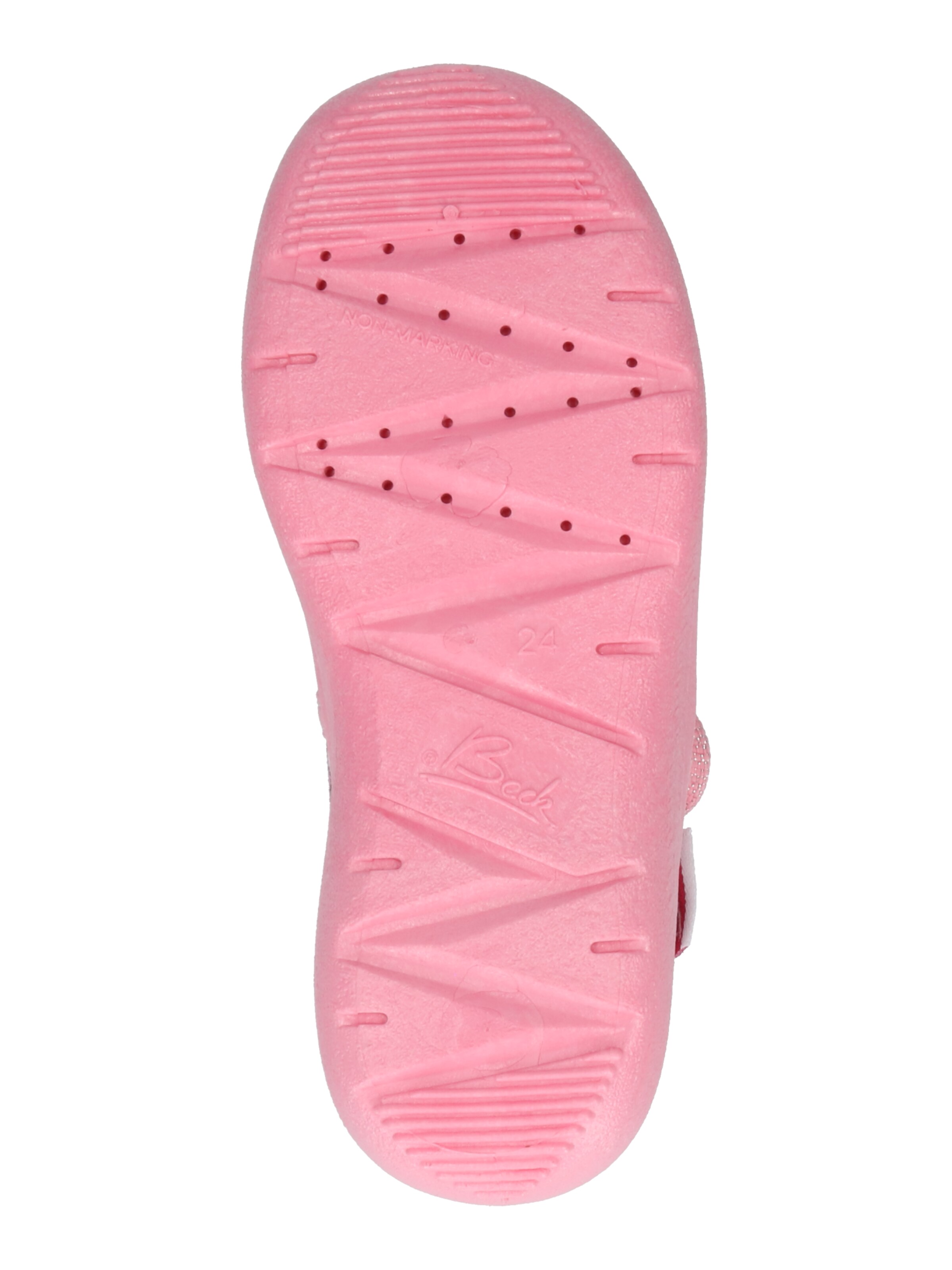 BECK Slippers 'Rainbow' in Pink