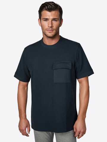 T-Shirt PIERRE CARDIN en bleu : devant