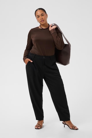 KAFFE CURVE Shirt 'Katey' in Braun