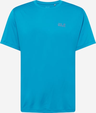 JACK WOLFSKIN Funktionsshirt in himmelblau / grau, Produktansicht