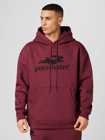 Pacemaker Sweatshirt 'Edin' in Rood: voorkant