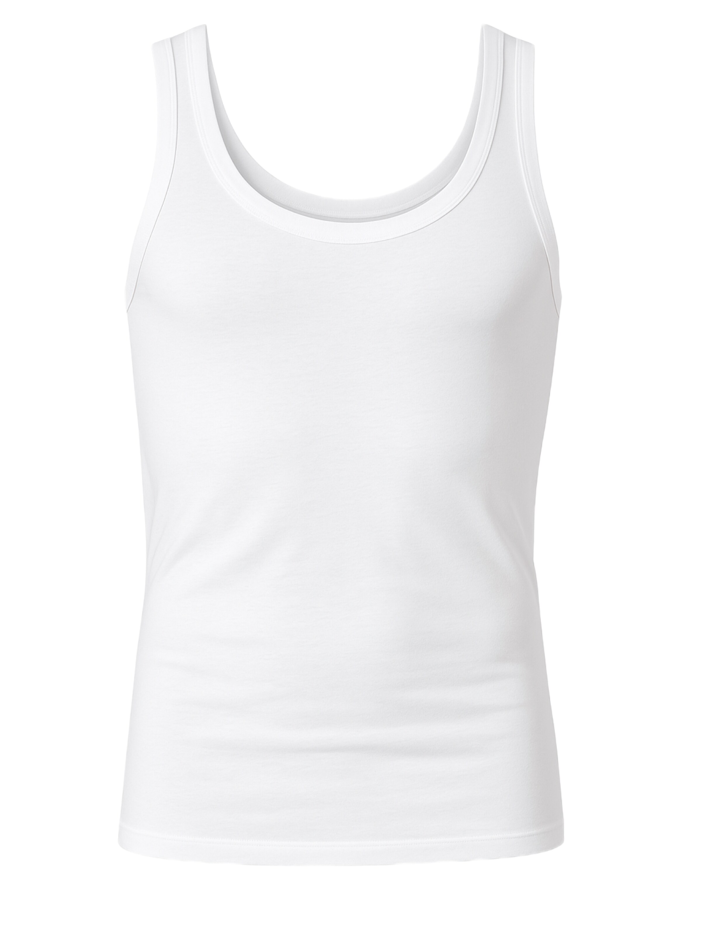 Weweus Onderhemd in Wit: voorkant