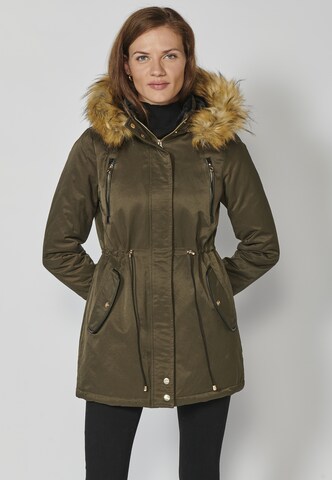 KOROSHI Between-seasons parka in Green