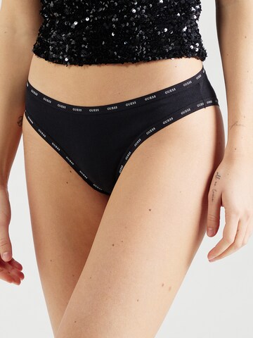 Slip GUESS en noir : devant