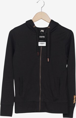 BENCH Kapuzenpullover XXS in Schwarz: Vorderseite