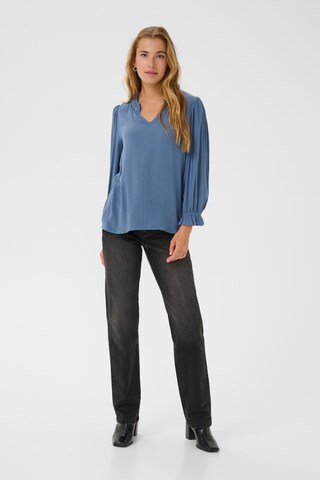 Kaffe - Blusa 'KAliv' em azul