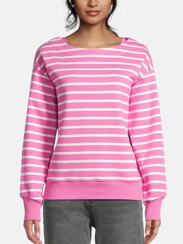 salzhaut Sweatshirt 'Oawerwind' in Roze