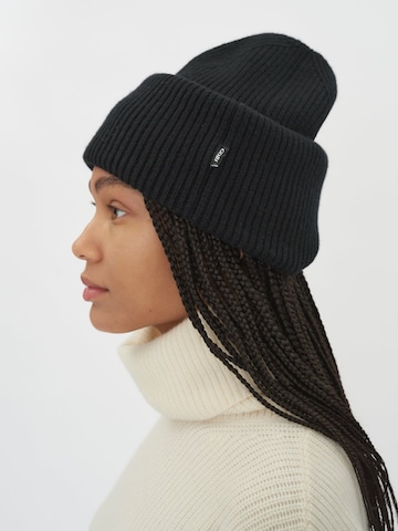 GOBI Cashmere Mössa 'Ribbed Chunky Beanie' i svart