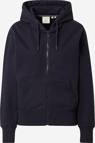 Veste de survêtement Superdry en bleu : devant