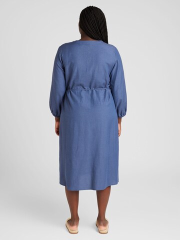 Abito camicia 'JUPITER' di ONLY Carmakoma in blu