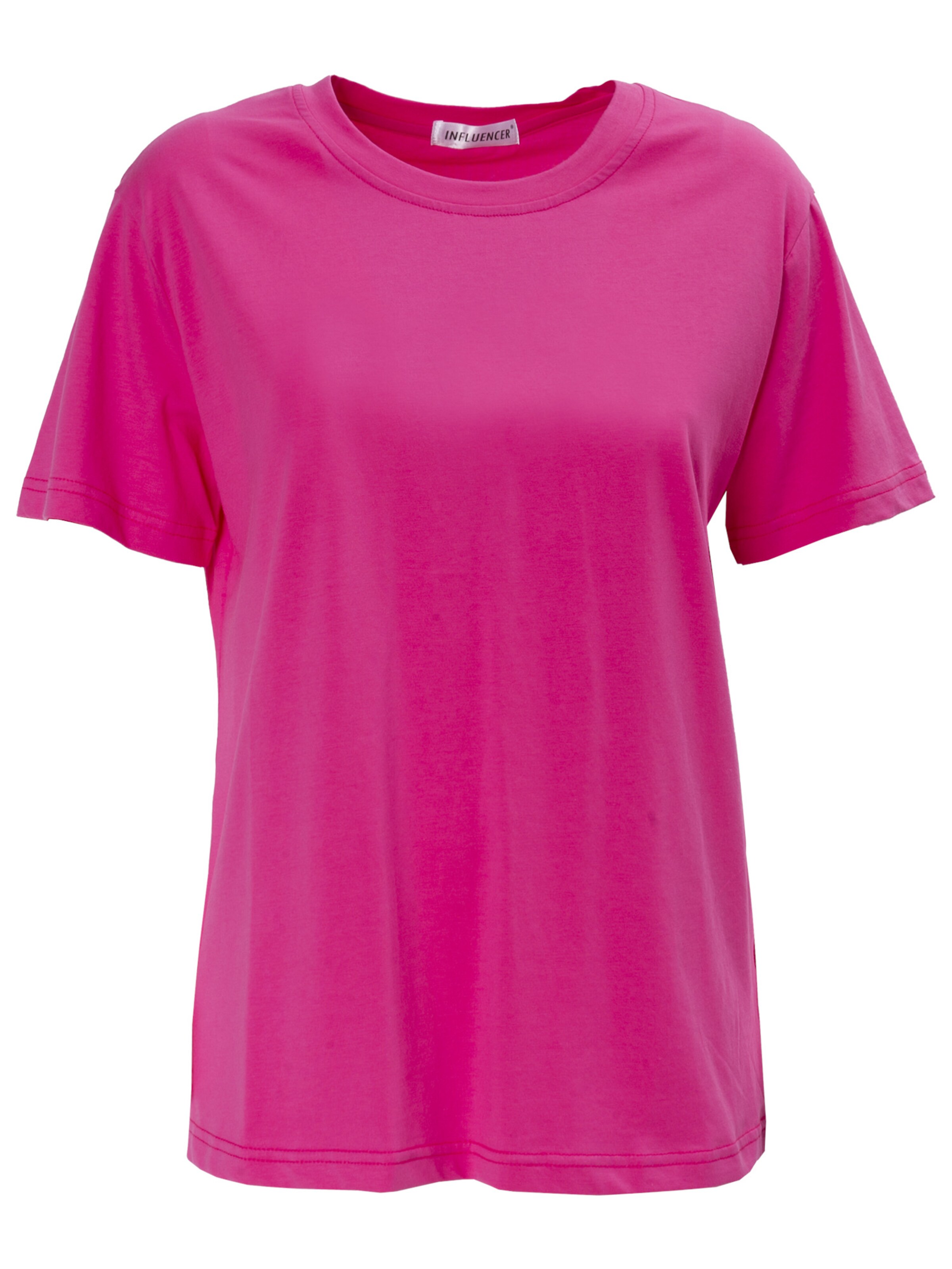 Influencer Koszulka w kolorze różowy: przód
