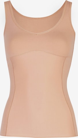 Nina von C. Shaping Top 'Cotton Shape' in Brown: front