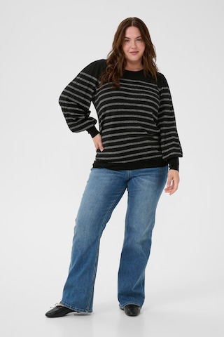 KAFFE CURVE Sweater 'KClinia' in Black