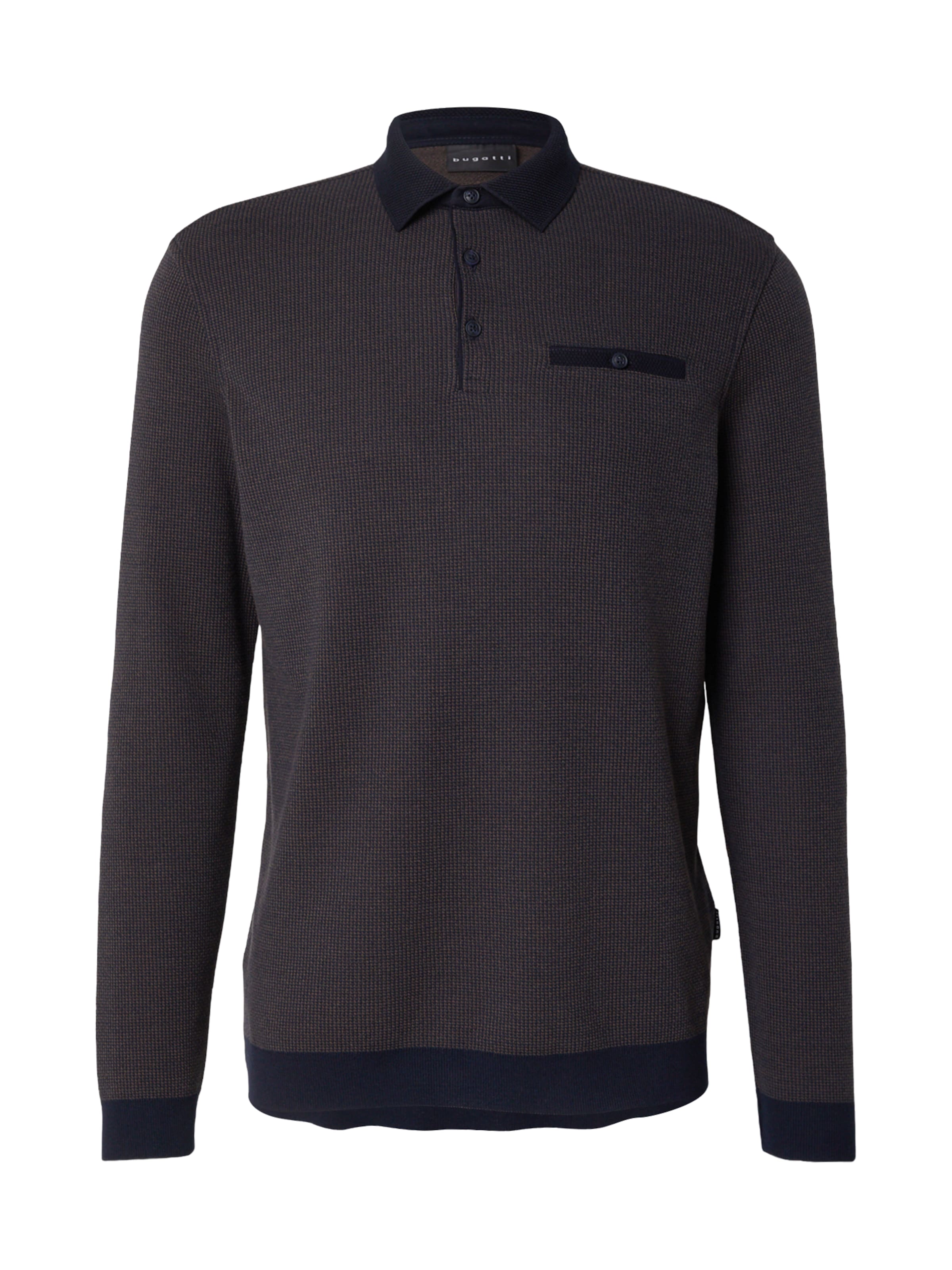 bugatti T-shirt i brun: framsida