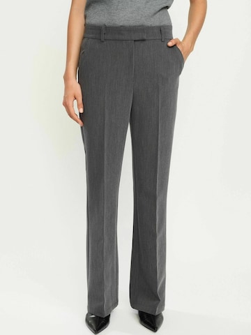 Soft Rebels Normální Kalhoty ' Ester ' – šedá: přední strana