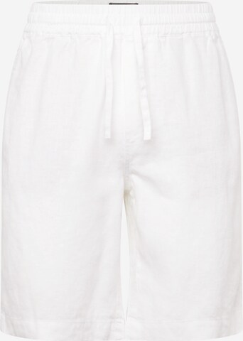 CAMP DAVID Regular Pants in White: front