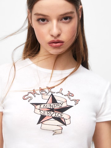 Pull&Bear T-Shirt in Grau