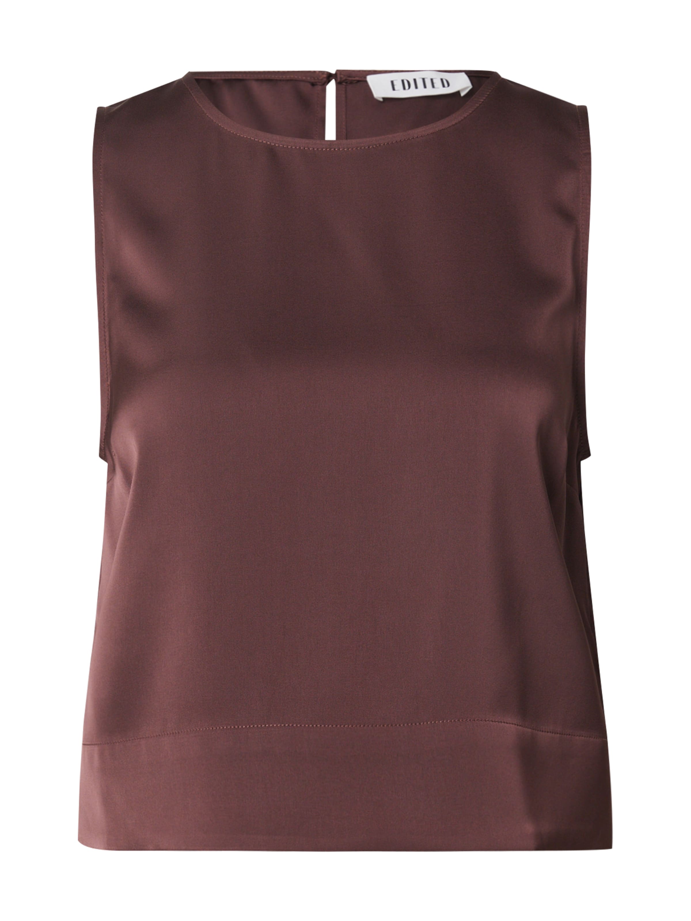 EDITED Bluse 'Philippe' in Braun: Vorderseite