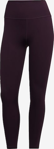 Skinny Pantalon de sport 'Optime' ADIDAS SPORTSWEAR en rouge : devant