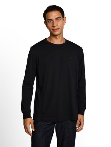TOM TAILOR Shirt in Black: front
