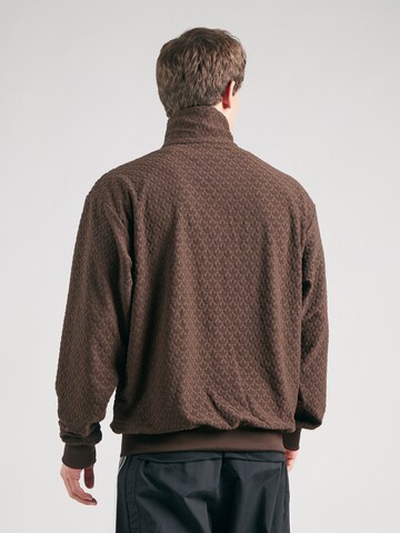 Giacca di felpa 'Q12' di ADIDAS ORIGINALS in marrone