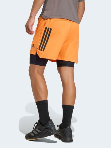 ADIDAS PERFORMANCE Regular Sportshorts 'D4T POWER' in Orange