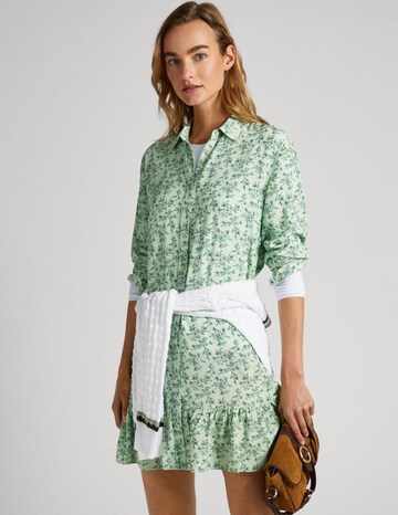 Pepe Jeans Shirt Dress 'FIORELLA' in Green