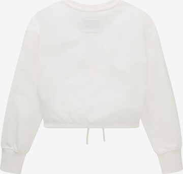 TOM TAILOR Sweatshirt in White