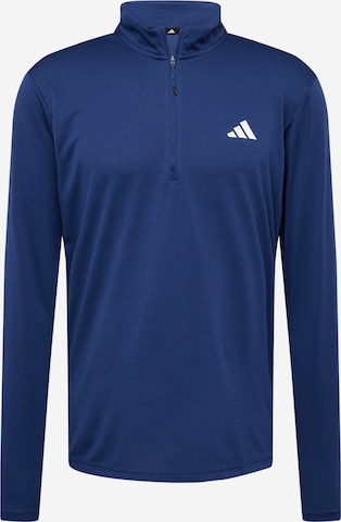 ADIDAS PERFORMANCE Функциональная футболка 'Essentials' в Синий: спереди