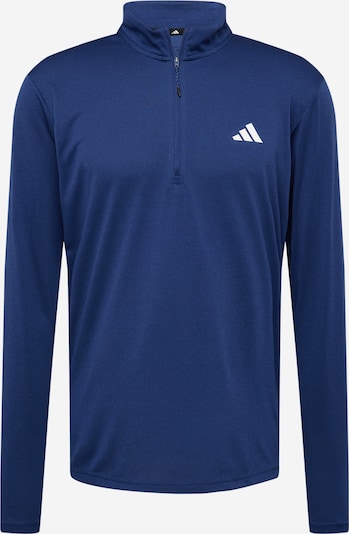 ADIDAS PERFORMANCE Sportshirt in dunkelblau / weiß, Produktansicht