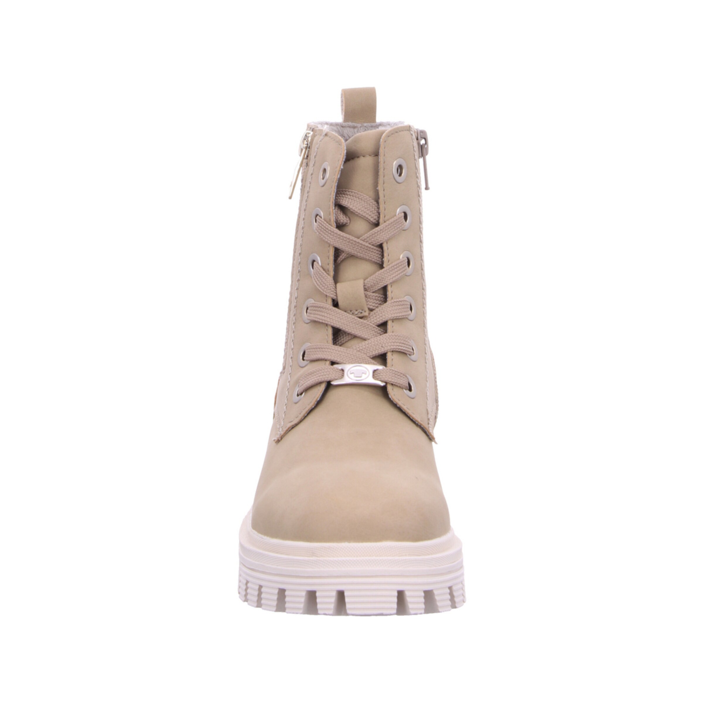 Boots Beige Tom Tailor Stiefelette Damen TOM TAILOR Stiefelette In